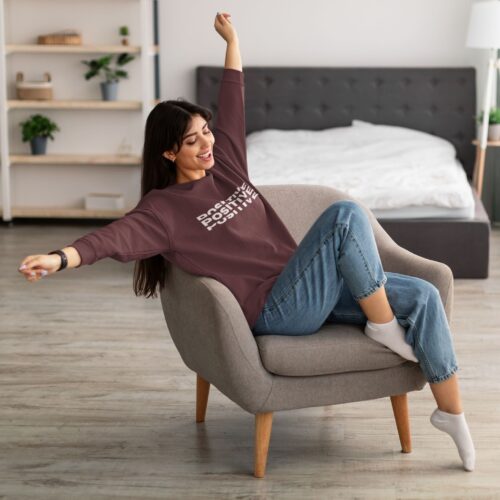 Sweatshirt Bio femme "Positive" – Image 3