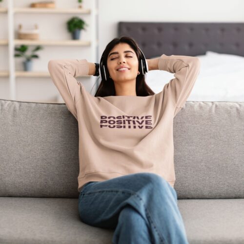 Sweatshirt Bio femme "Positive" – Image 2