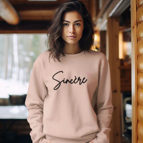 Sweatshirt Bio femme "Sincère" – Image 2