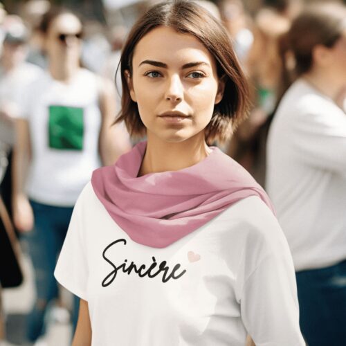 T-shirt Bio femme "Sincère"