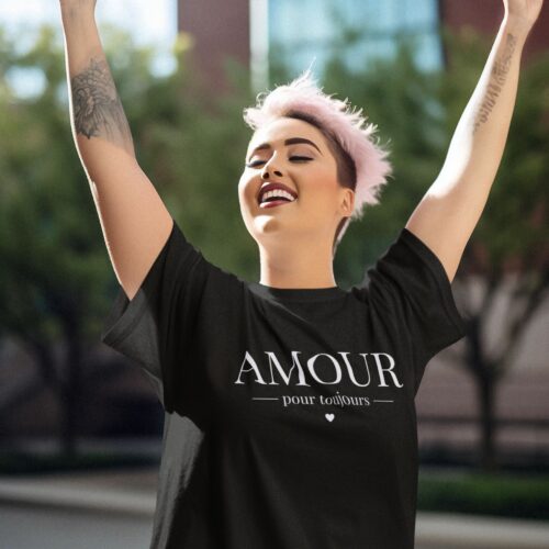 T-shirt Bio femme "Amour pour toujours" – Image 2