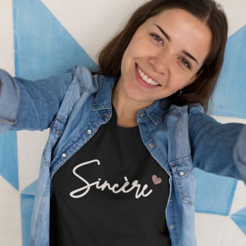 T-shirt Bio femme "Sincère" – Image 2